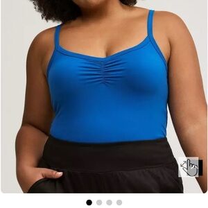 Torrid Super Soft Performance Jersey Ruched
Active Cami
